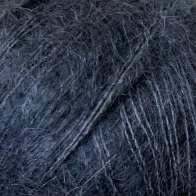 Handgestrickter Pullover aus Kidmohair & Seide
