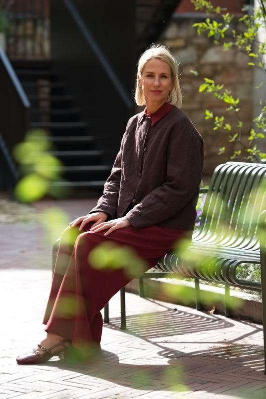 Leinen-Übergangsjacke „Alva“ – inspiriert von der Küste