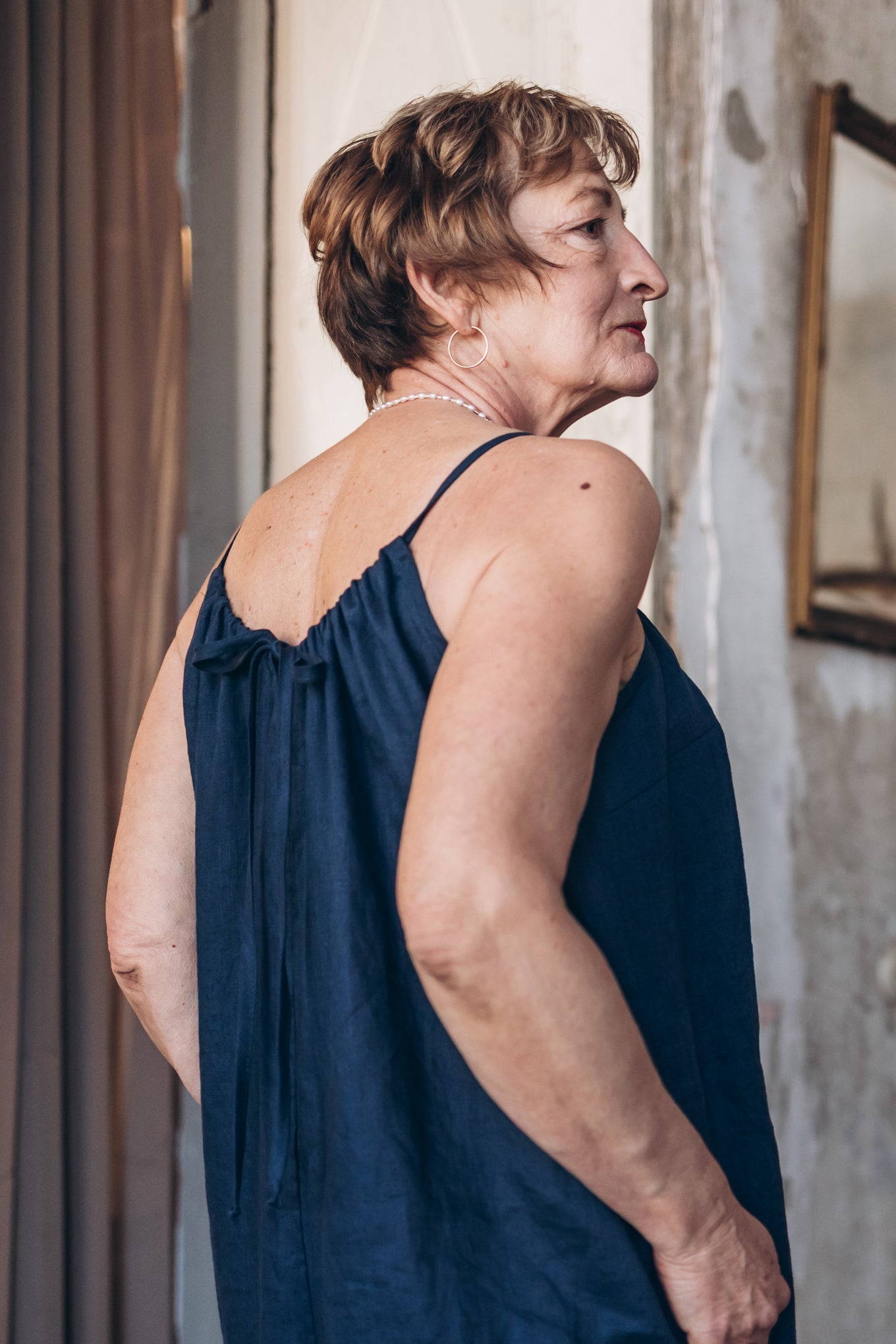 Overall aus leichten Leinen "Paula"