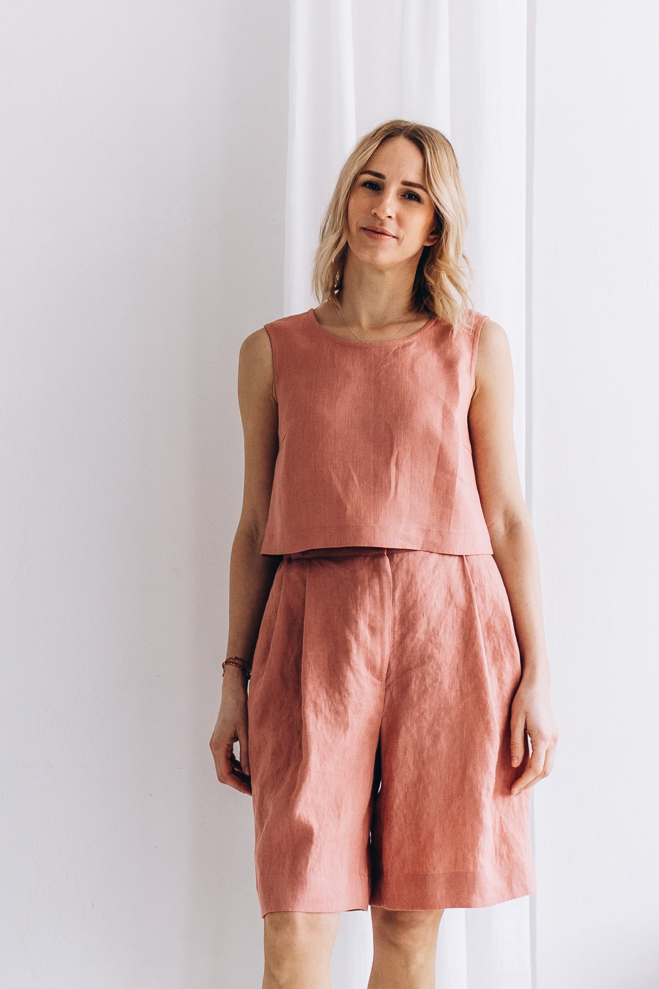 Linen Bermuda Shorts "Ilse"