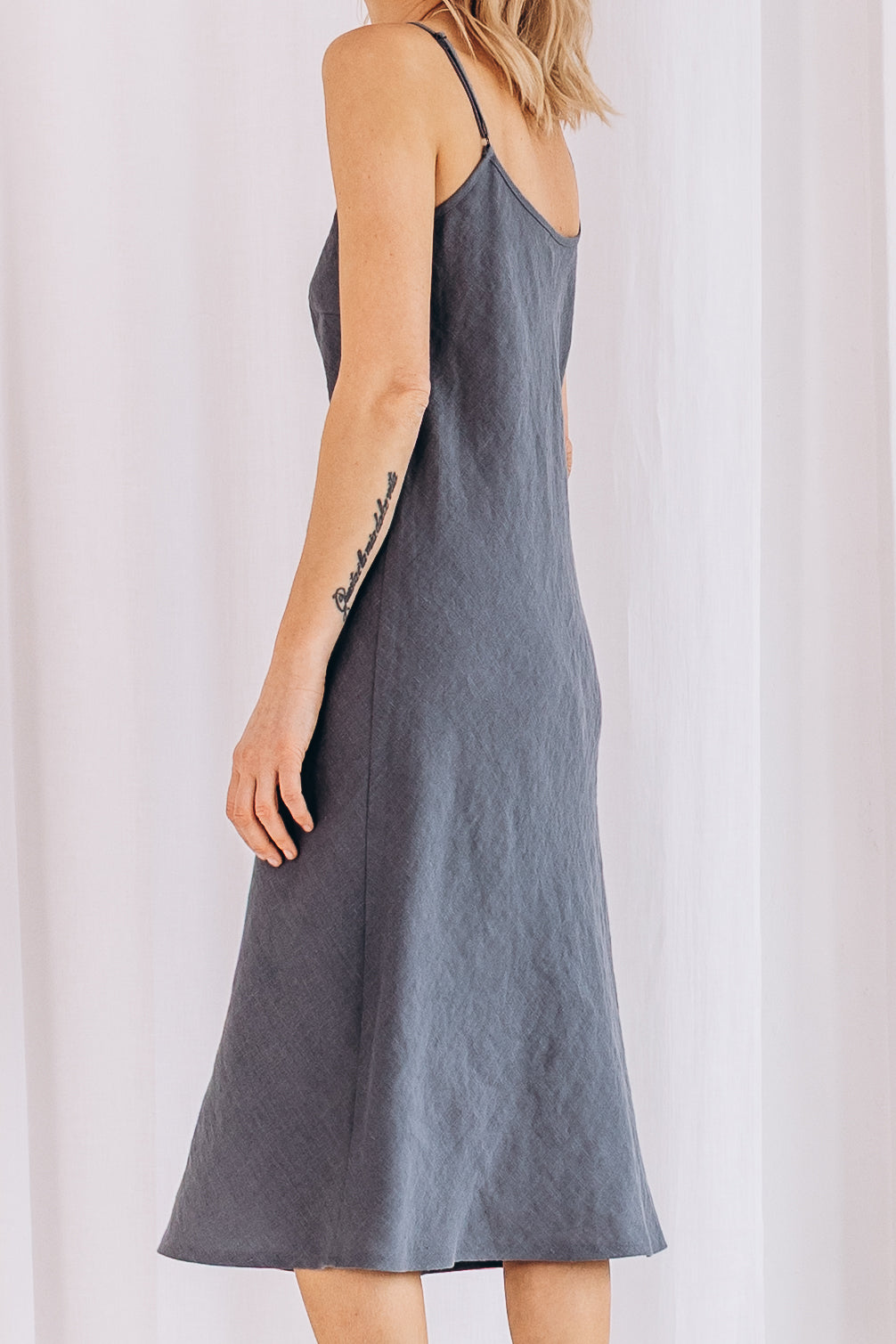Ruby Linen Slip Dress