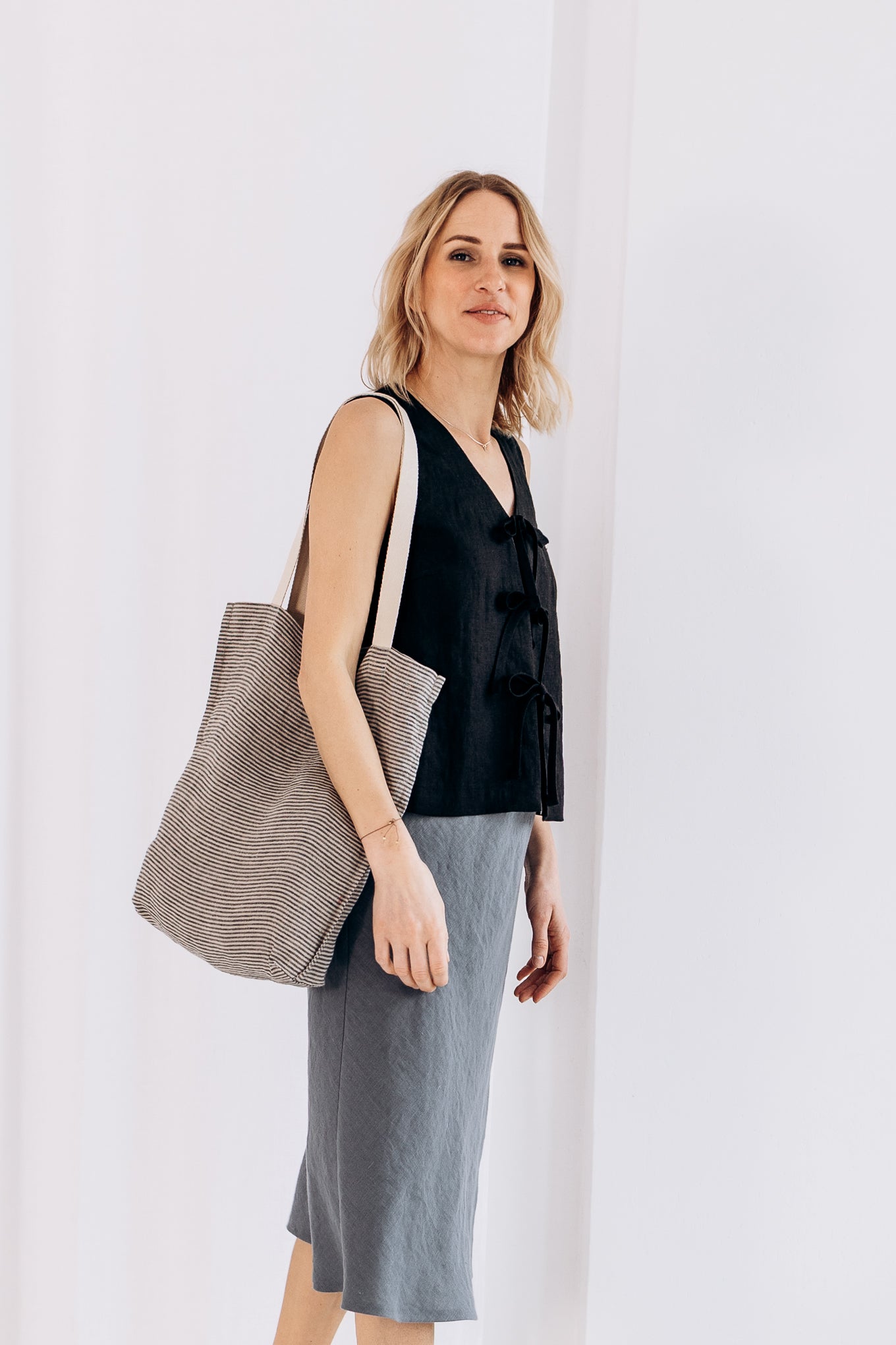 Ruby Linen Slip Dress