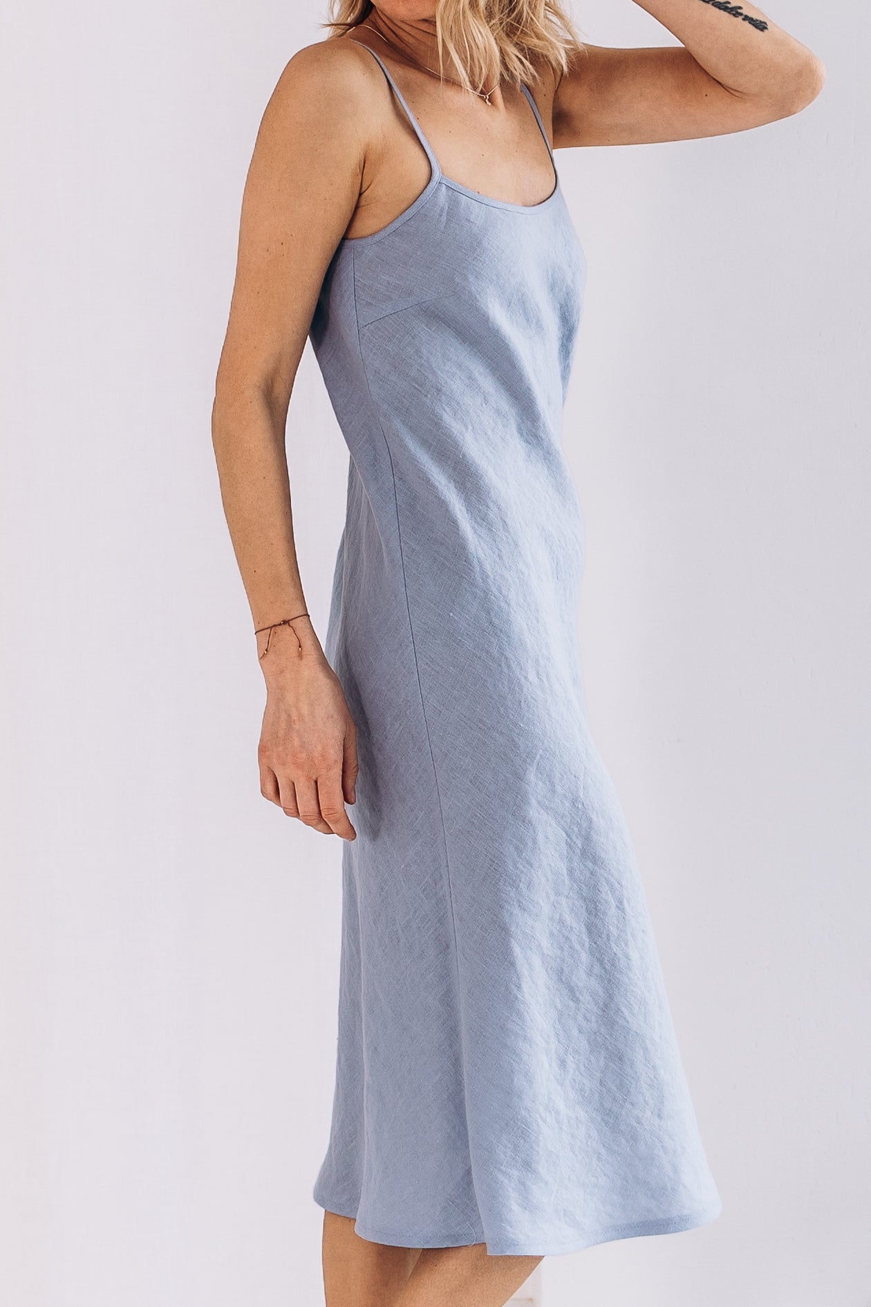 Ruby Linen Slip Dress