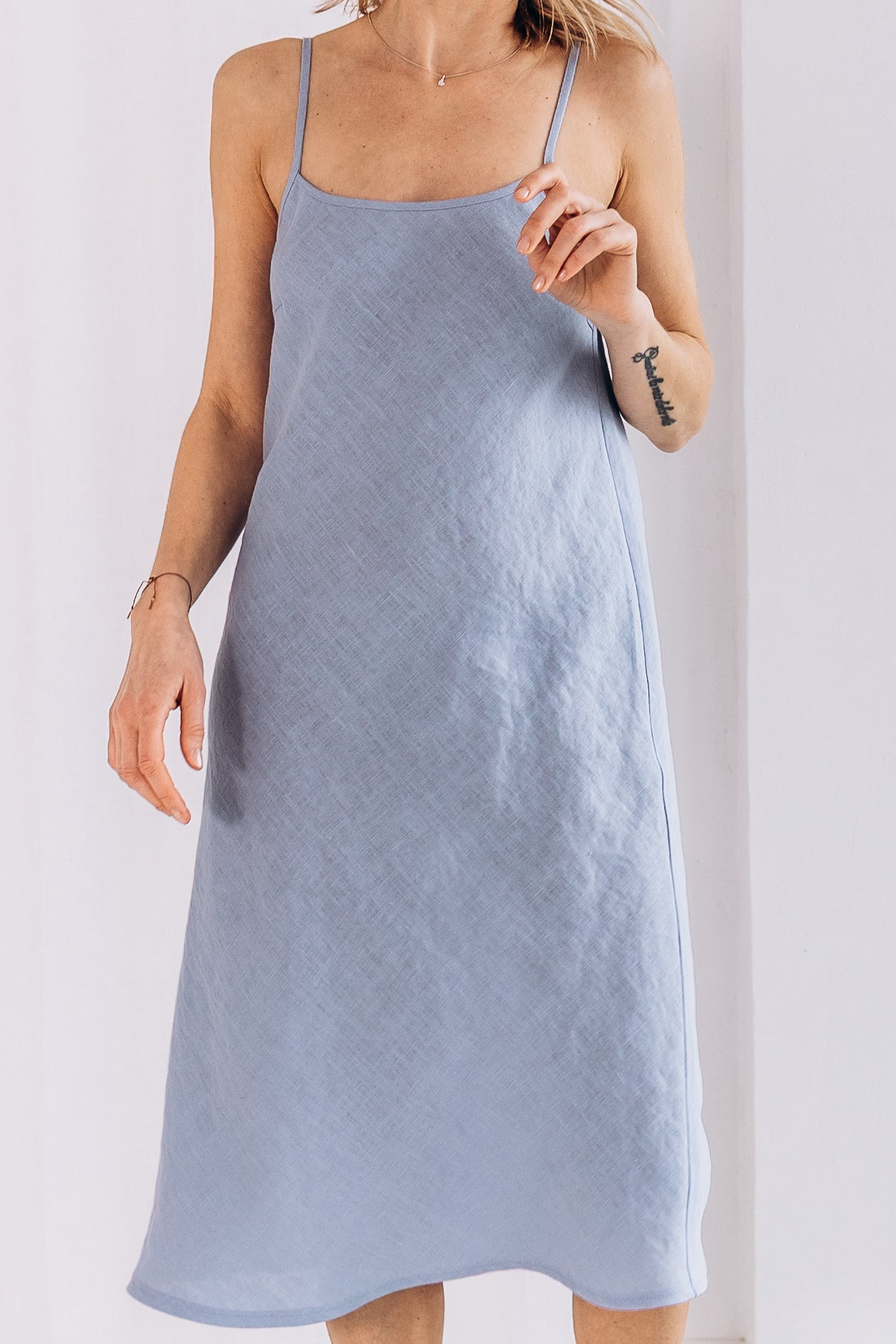 Ruby Linen Slip Dress