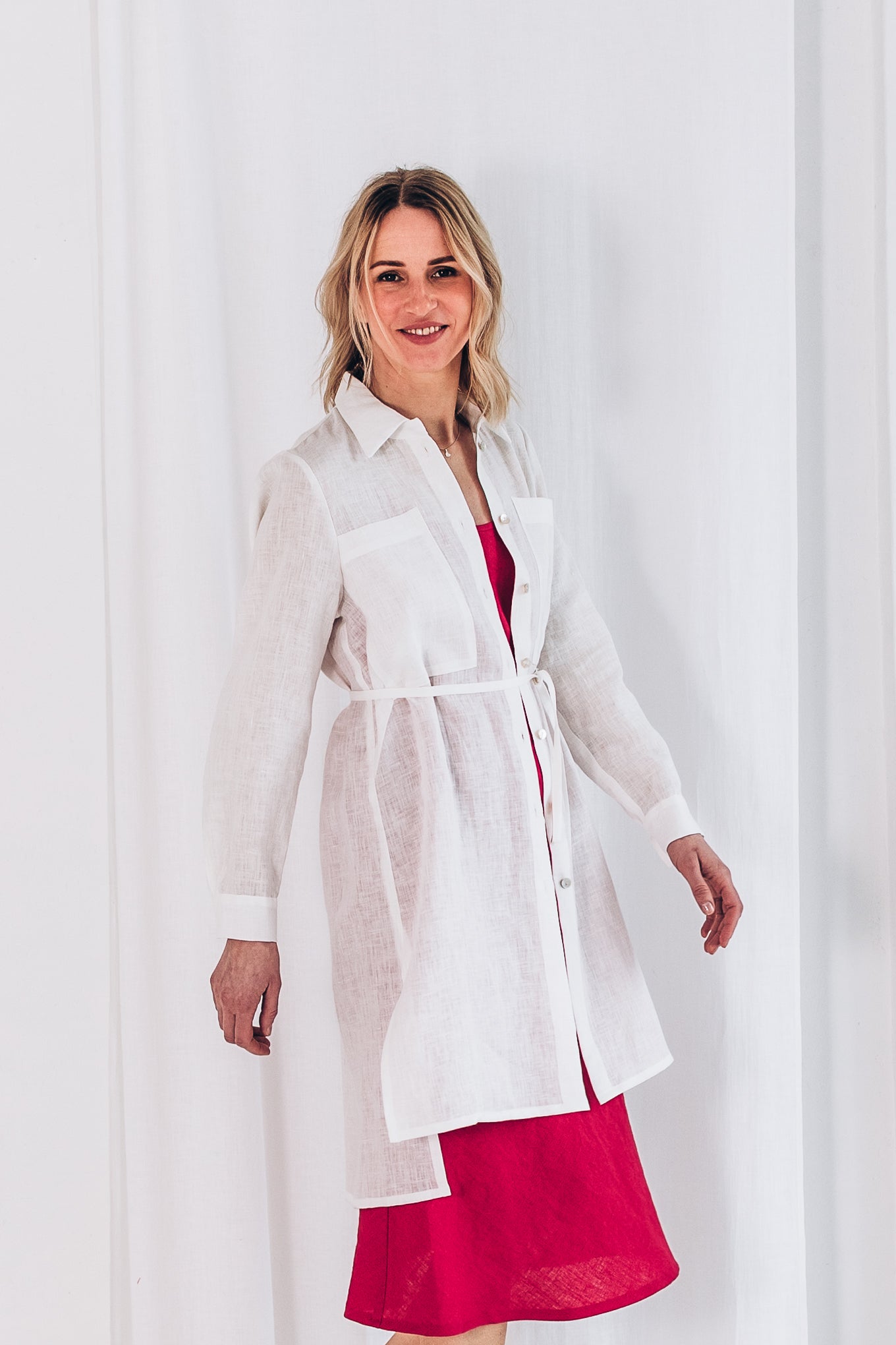 Leinen-Hemdkleid "Gaida"