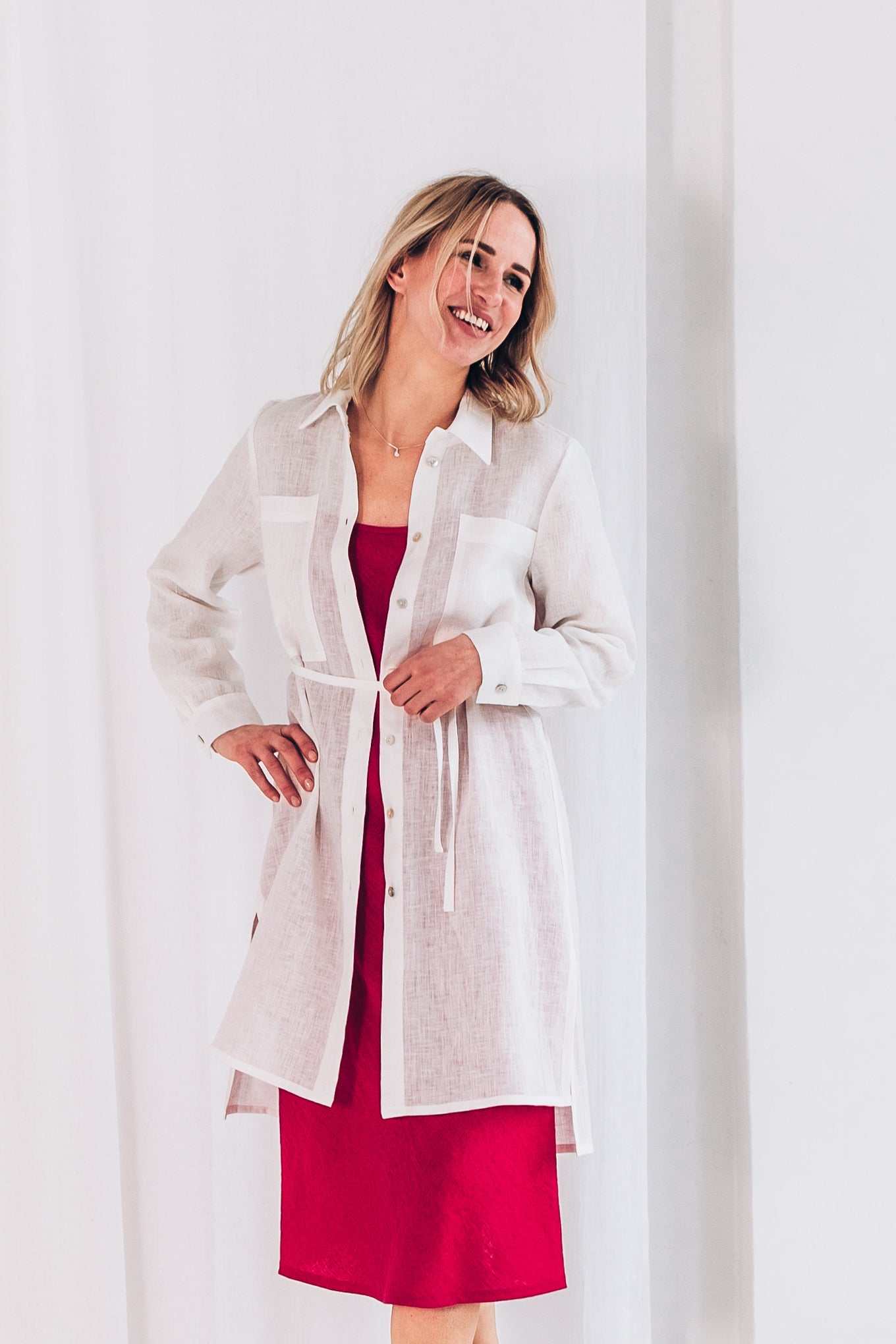 Leinen-Hemdkleid "Gaida"