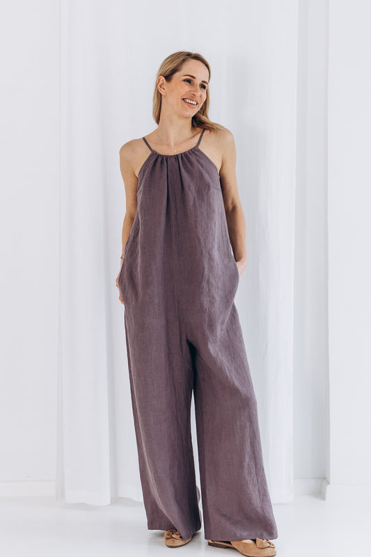 Overall aus leichten Leinen "Paula"