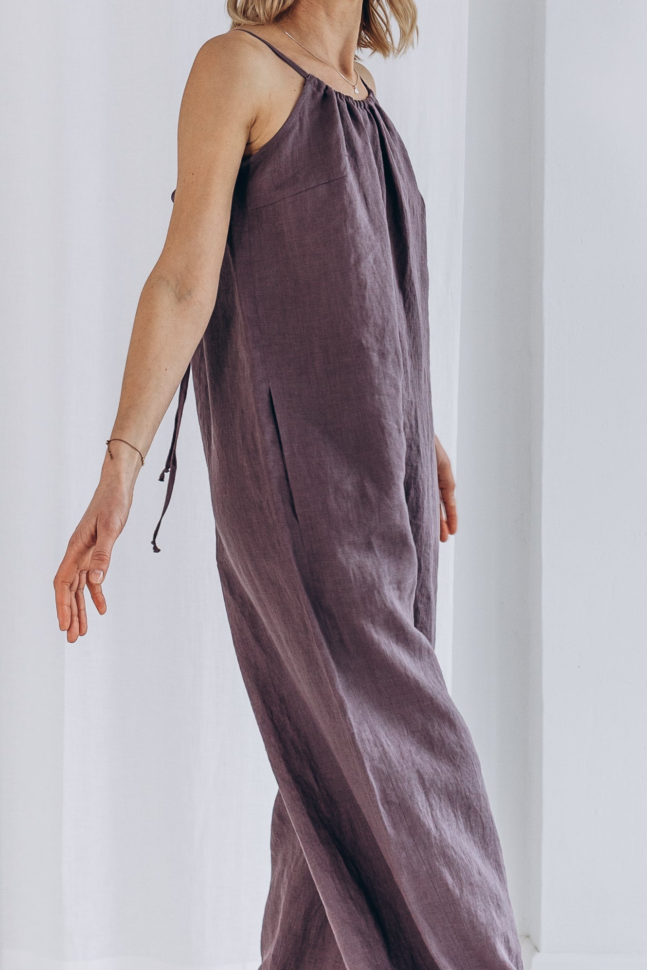 Overall aus leichten Leinen "Paula"