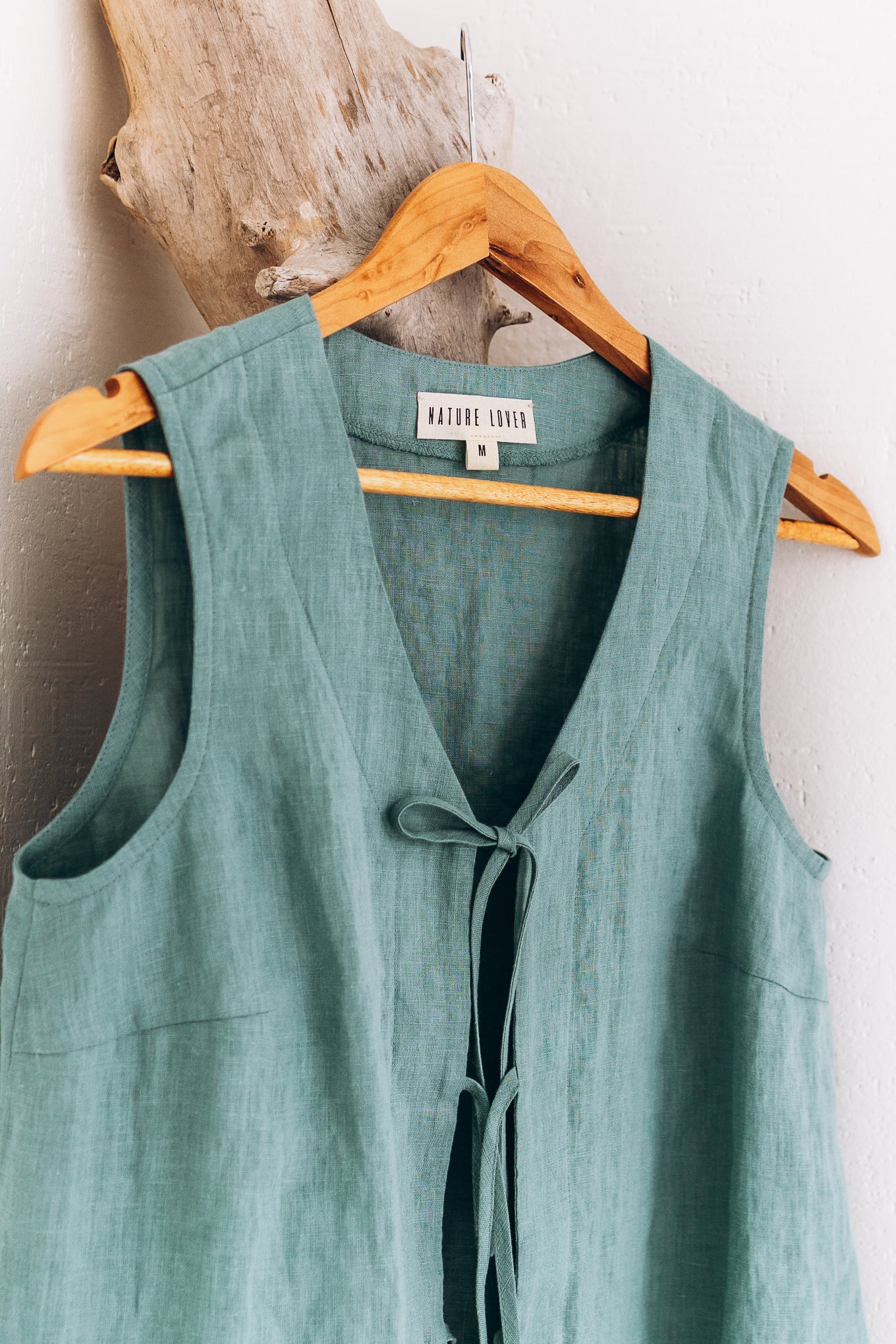 Sleeveless Linen Top "Luise"