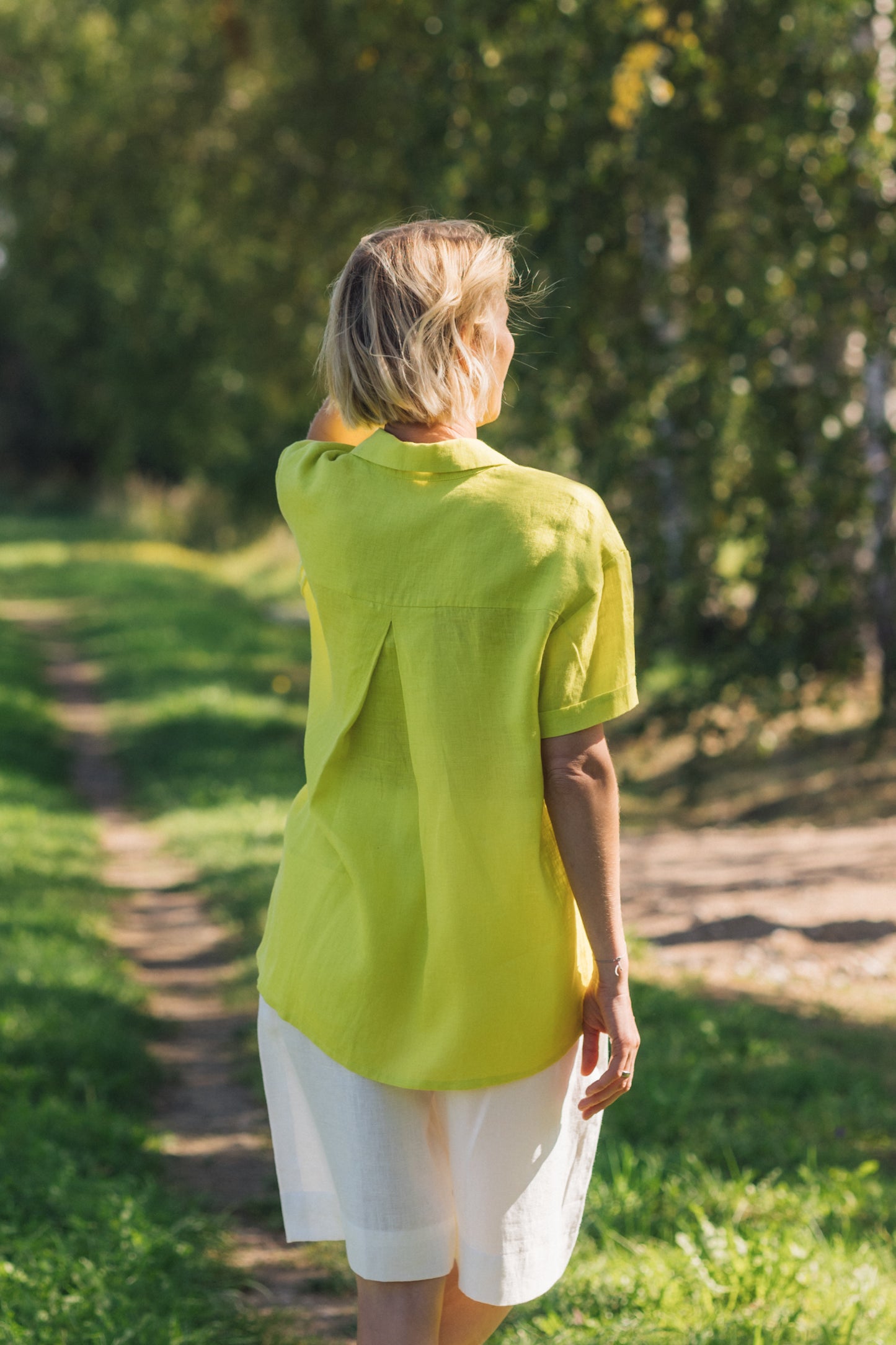 Linen Bermuda Shorts "Ilse"