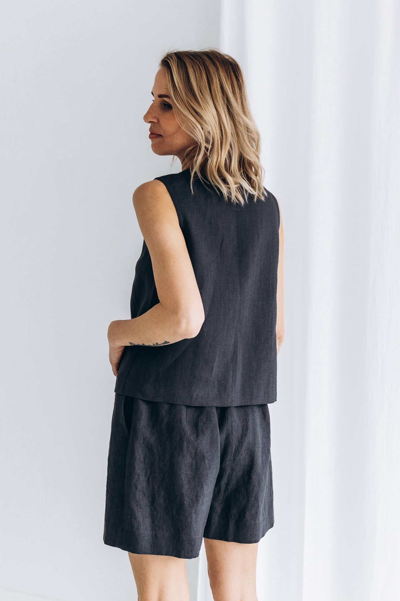 Short Linen Shorts "Iris"