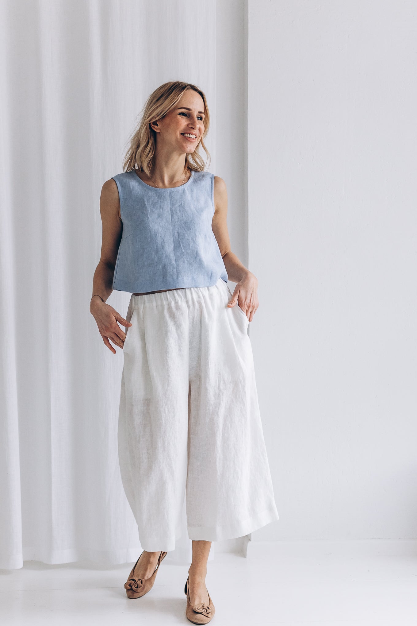 Leinenculottes "Emilia"