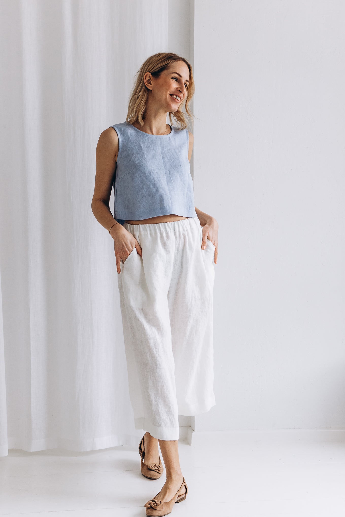Leinenculottes "Emilia"