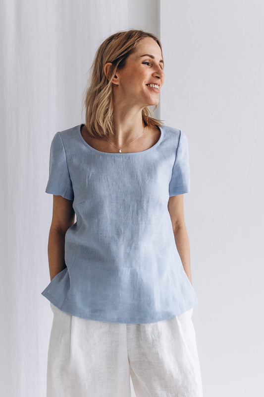 Classic Linen Top "Elin"