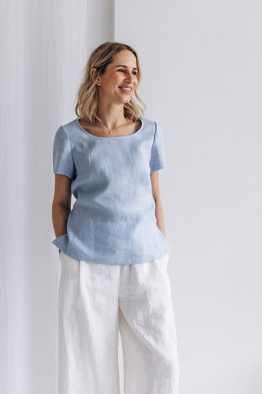 Classic Linen Top "Elin"