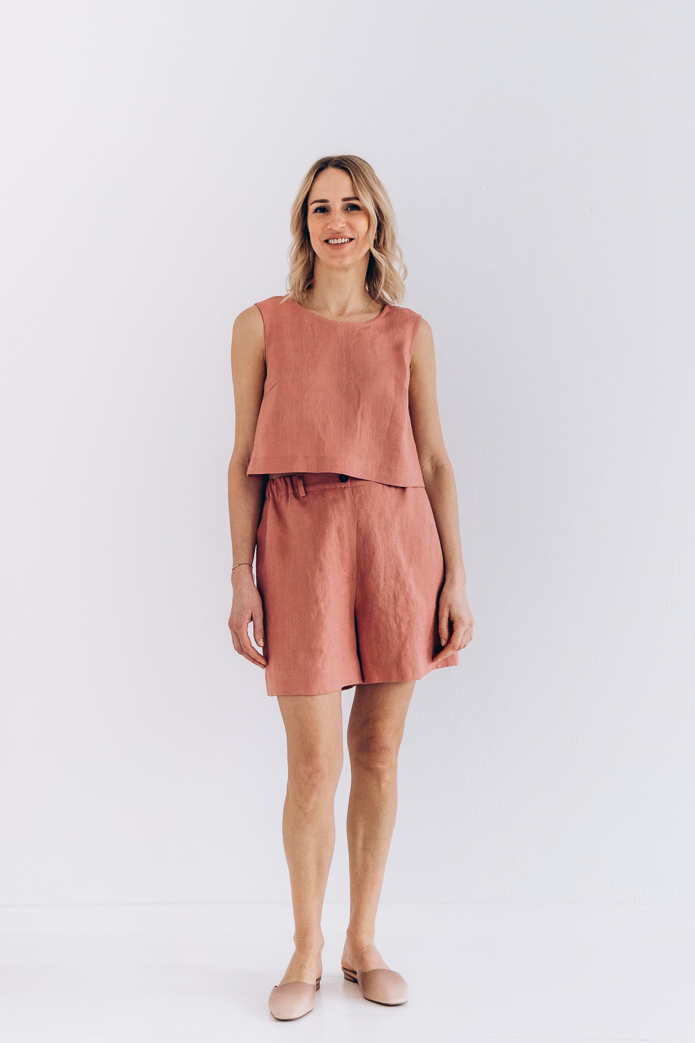 Short Linen Shorts "Iris"