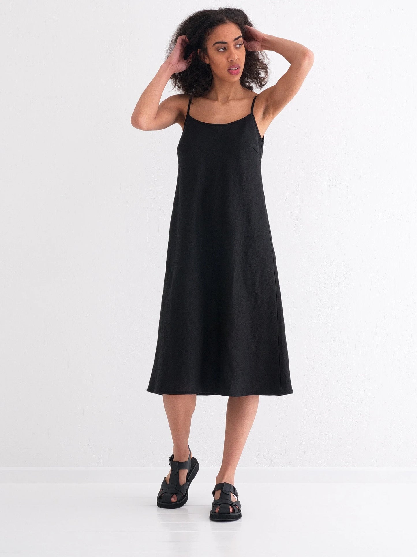 Ruby Linen Slip Dress