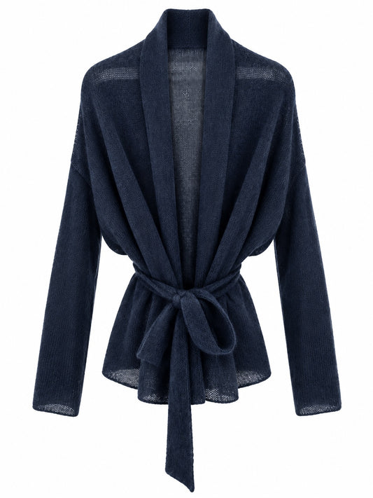 Kidmohair & Seide Strickjacke Damen