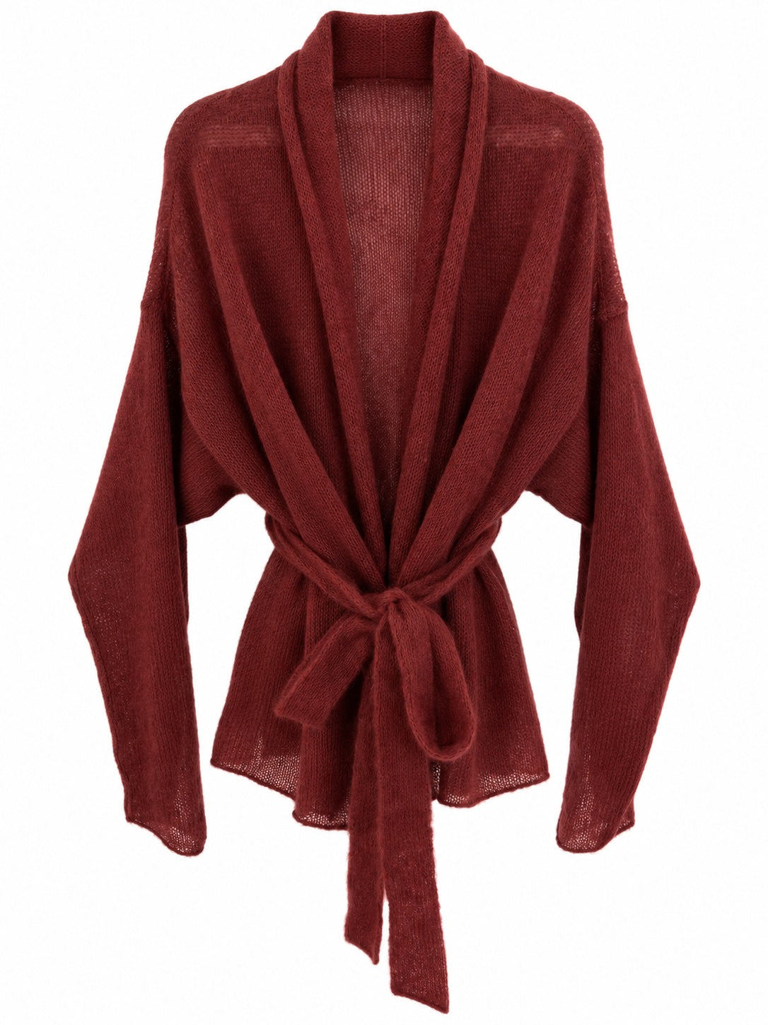 Kidmohair & Seide Strickjacke Damen